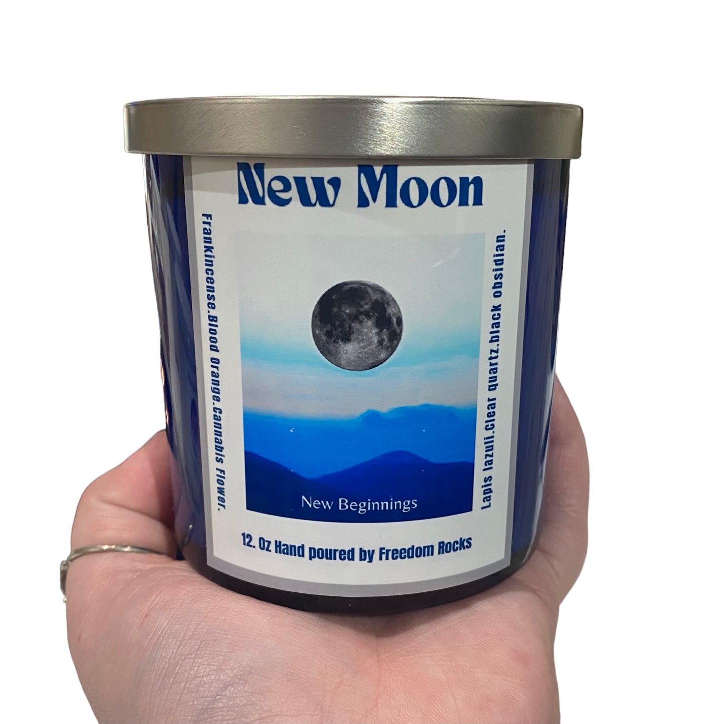 New Moon 10 oz Hand Poured Soy Candle