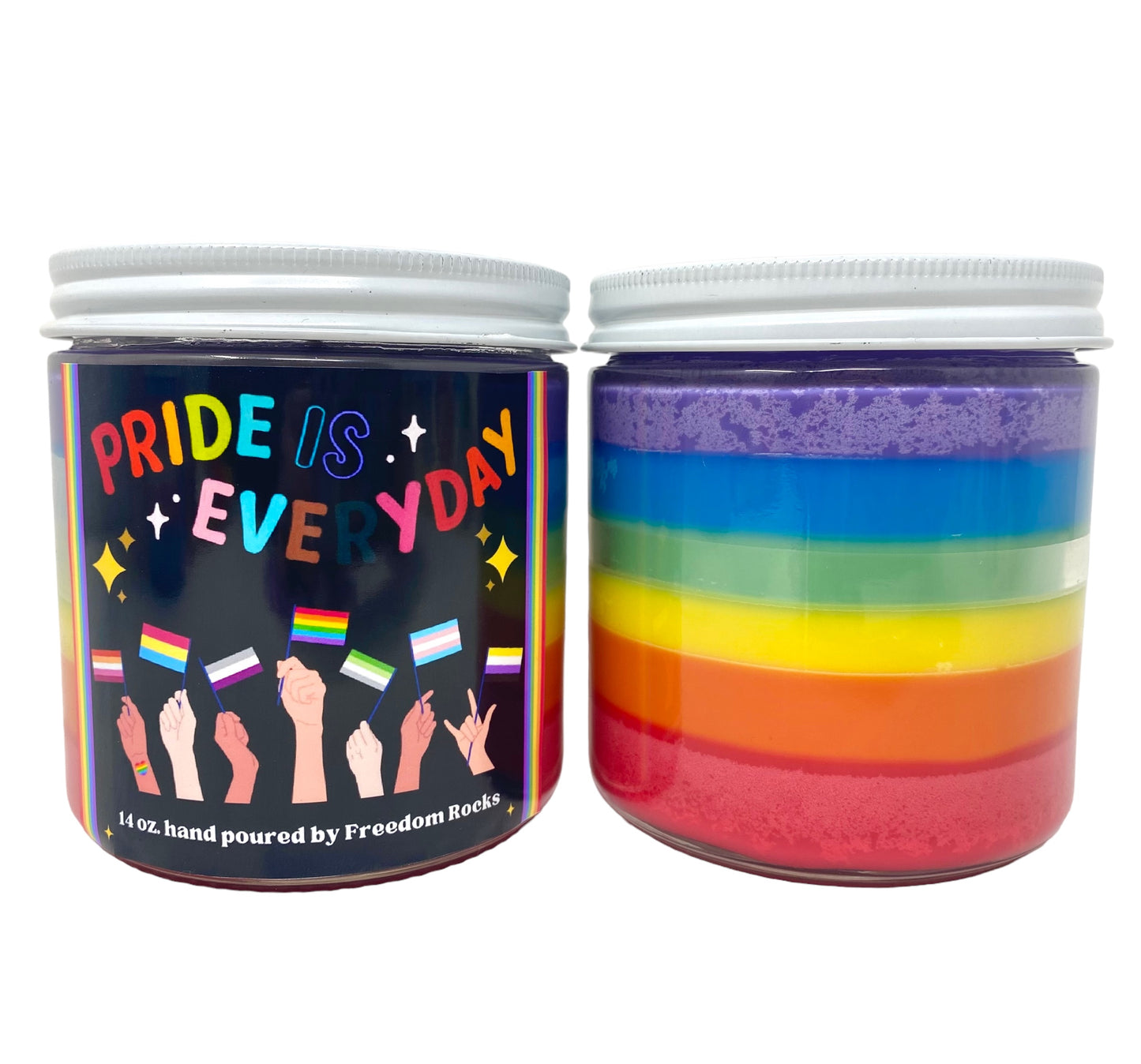 Pride is Everyday 14 oz Hand Poured Soy Candle