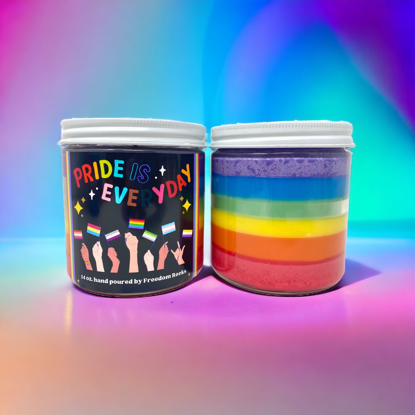 Pride is Everyday 14 oz Hand Poured Soy Candle