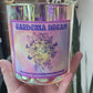 16 Oz Gardenia Dream Soy Candle in a Aura Glass Jar