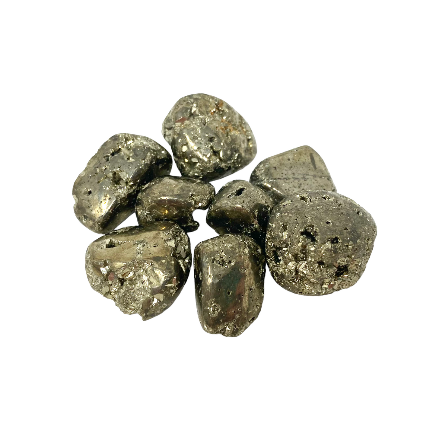 Polished Pyrite Tumble Stone