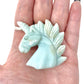 Amazonite Crystal Unicorn Figurine