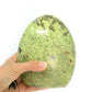 Large Green Opal Polished Free Standing Heart Opening Heart Chakra Stone