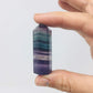 Super High Quality Rainbow Flourite Point Aprox 1-1.5 Inches 6 Faceted Reiki Healing Crystal All Natural Stone