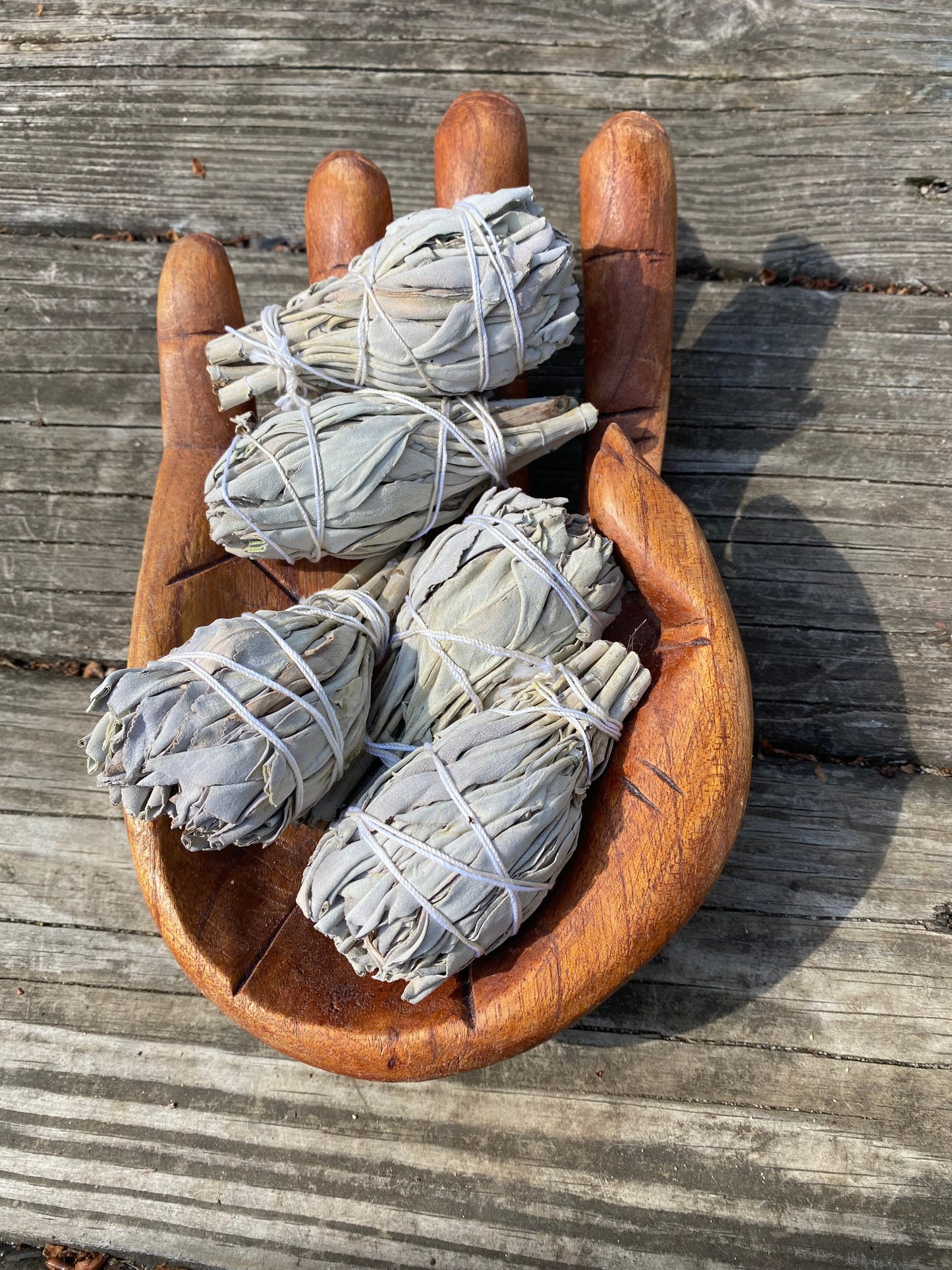 3 Sage Bundle / Smudging / Clear Away Negativity and stagnant energy / Cleanse Crystals