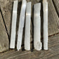 Raw Selenite Crystal Wands 9-10 long and 3/4 thick/ Raw Gypsum / Cleansing / Purifying / Protective / Angelic Guidance / Calming Stone