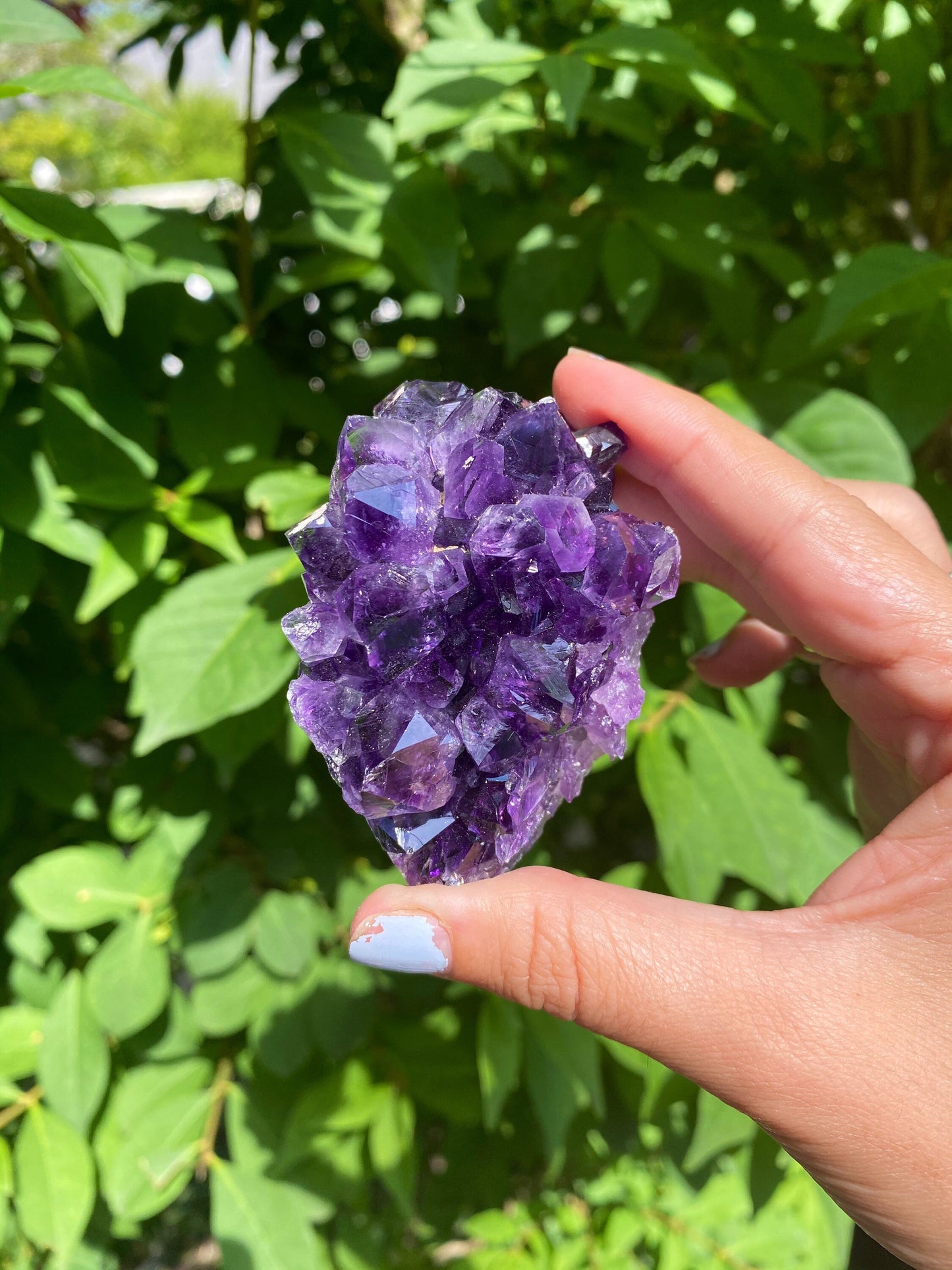 Extra Quality Druzy Amethyst Crystal Cluster / 2-3 inches across / Spiritual / Intuition / Calm and Relaxing Stone