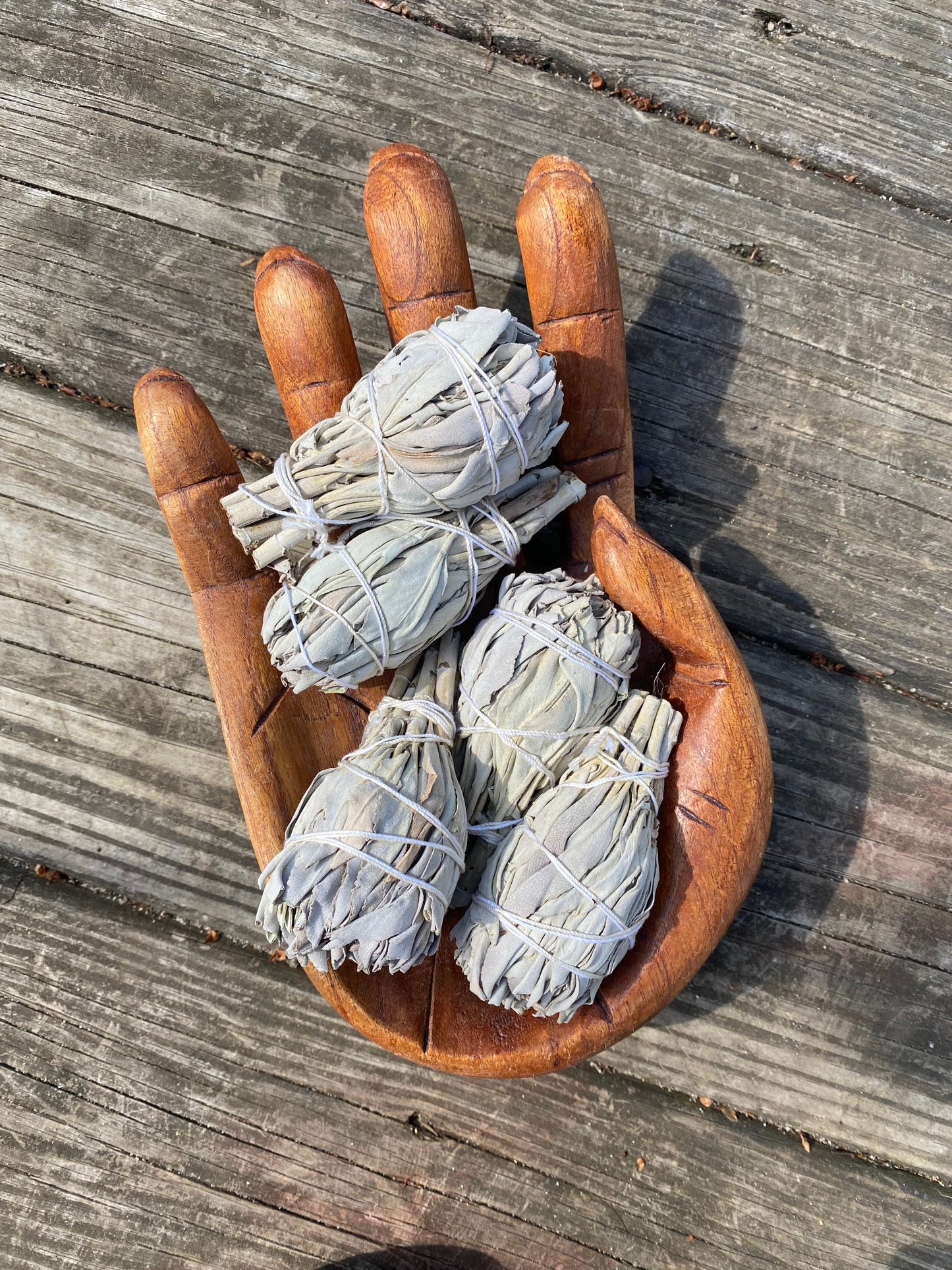 3 Sage Bundle / Smudging / Clear Away Negativity and stagnant energy / Cleanse Crystals