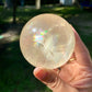 Optic Calcite Sphere with Rainbows Available in Multiple Sizes