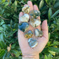 Ocean Jasper Heart Stone about 1 Across / Oblicular Jasper / Small Crystal Heart /Natural Supportive Nurturing Crystal