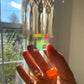 Rainbow Glass Cube 1 Suncatcher / Dichroic Glass