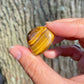Polished High Quality Large Tigers Eye Tumbled Stone about 1 long Natural Tigers Eye Crystal /