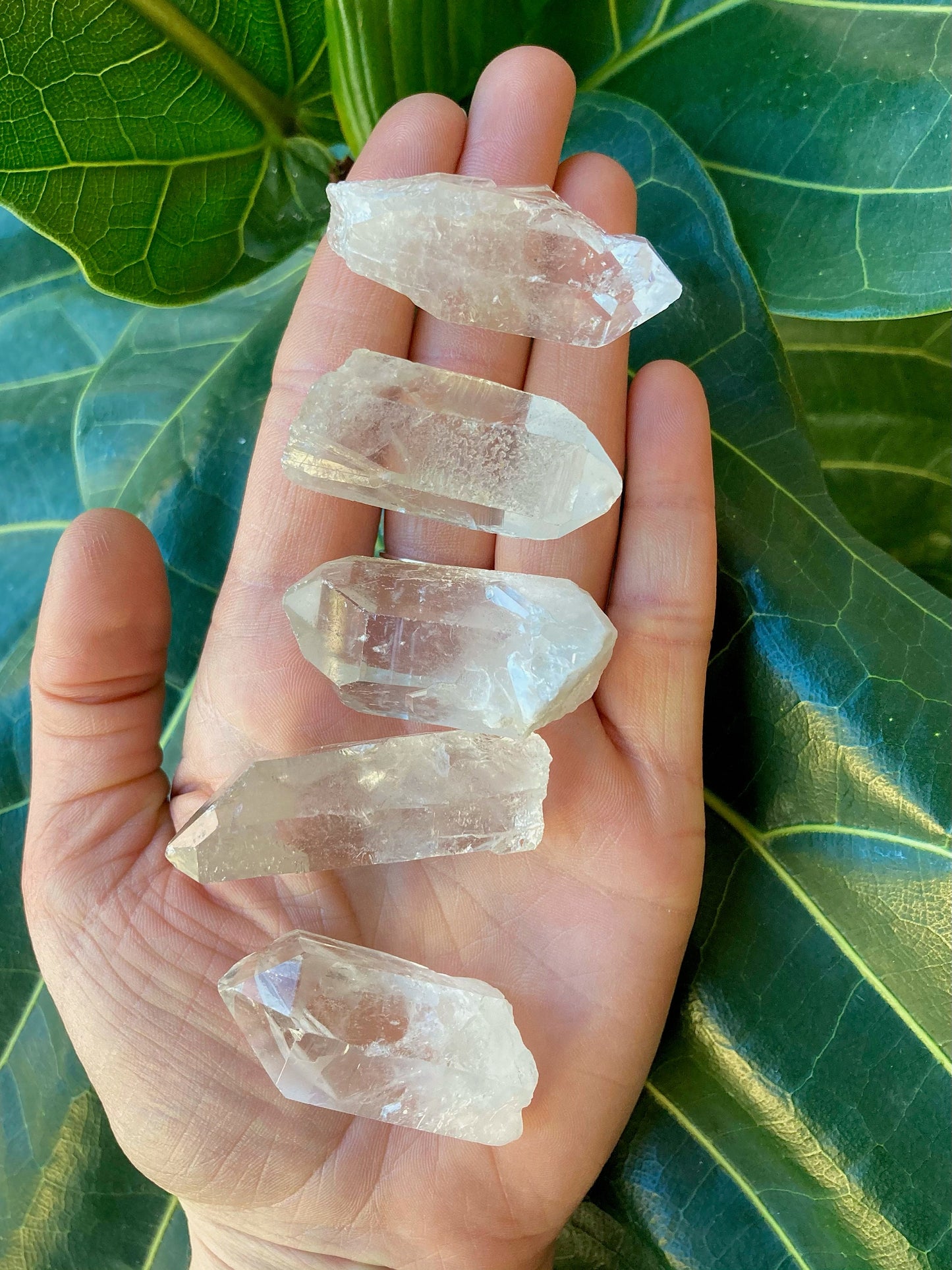 High Quality Clear Quartz Crystal Points / Crystal Grids / Crystal Art/ Available in TWO sizes mini and regular