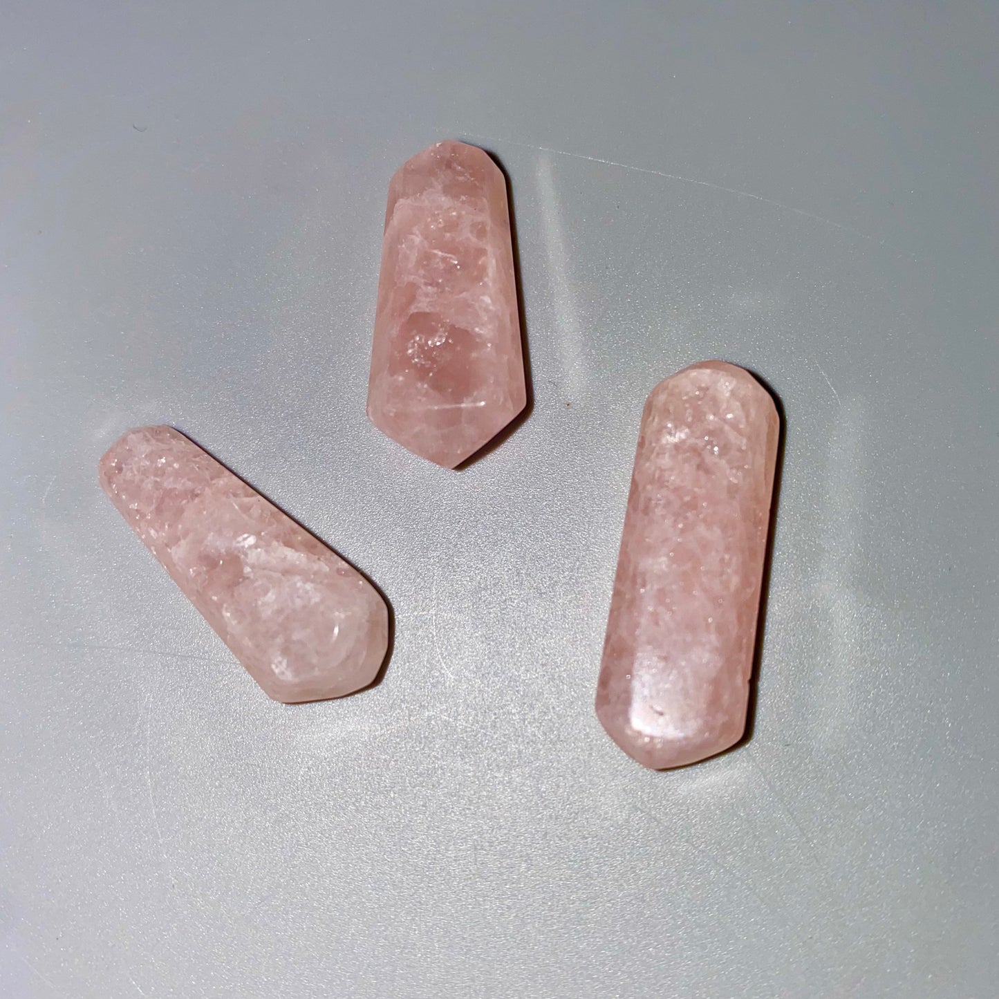 Rose Quartz Double Terminated crystal Point