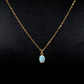 Ethiopian Opal Necklace with 14k Gold Filled Chain