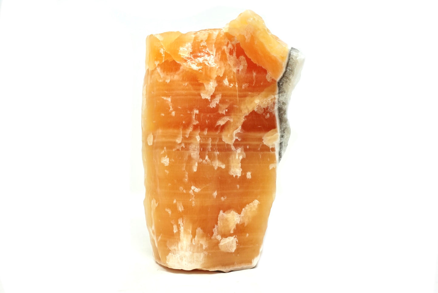 Large Raw Orange Calcite From Mexico
